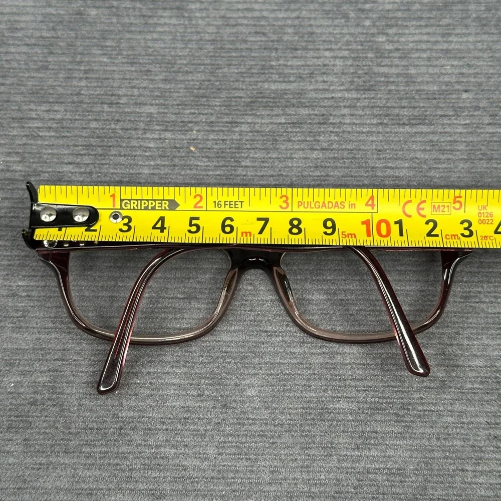 Bebe Promising Berry Purple Rhinestone Rectangular Eyeglasses Frames 512 135